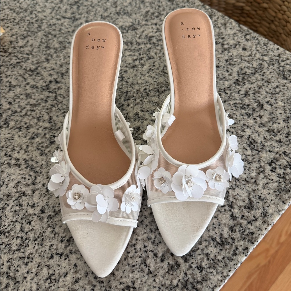 A New Day Floral Heels